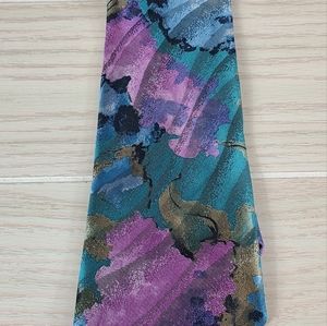 Vintage Lago de Como Abstract Men's Necktie 60x4